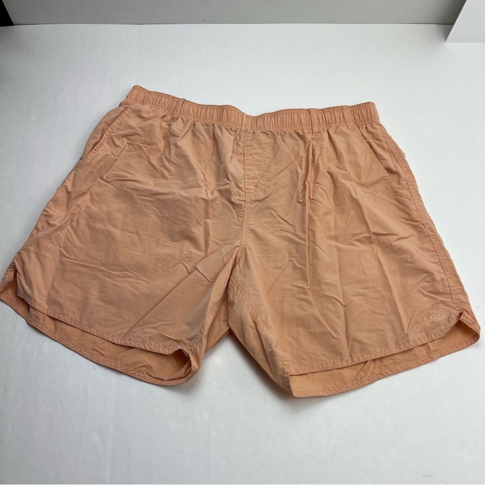 AFTCO Mens Size XL Peach Unlined Shorts Swim Pockets‎ *FLAWS